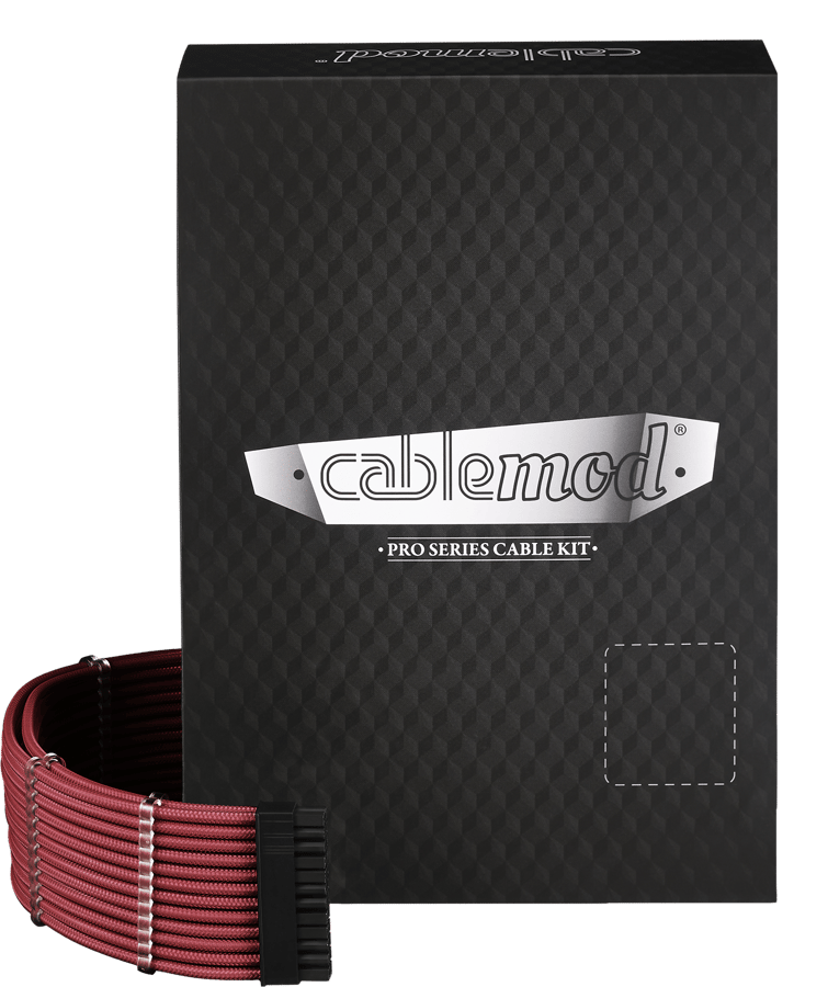 CableMod PRO ModMesh C-Series Kit AXi/HXi/RM - Blodröd
