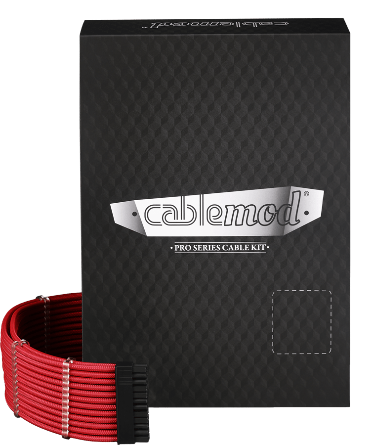 CableMod PRO ModMesh C-Series Kit AXi/HXi/RM - Röd