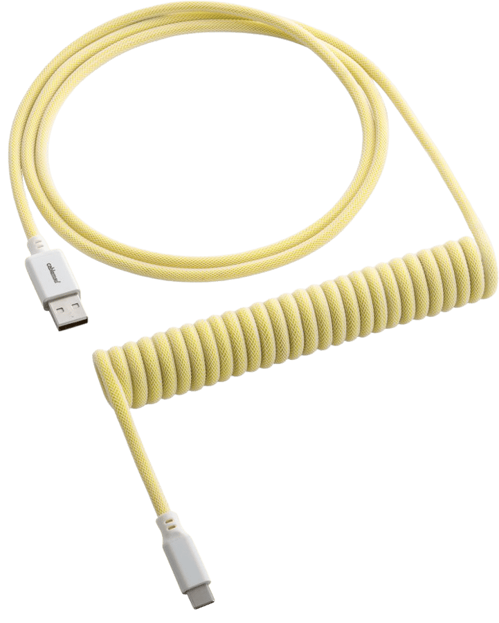 CableMod Classic Coiled Cable - Lemon Ice