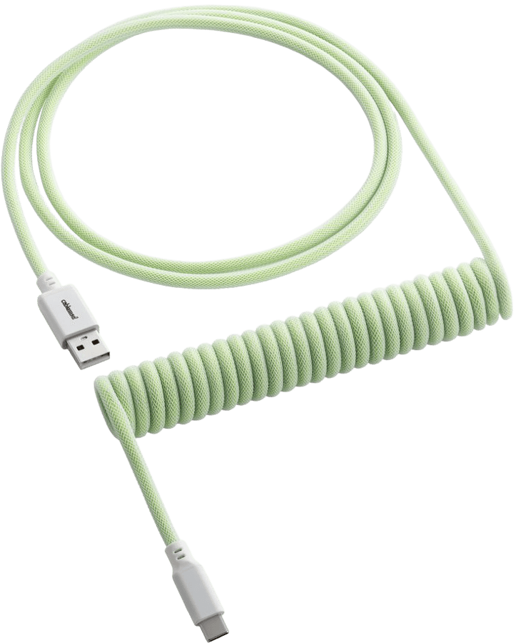 CableMod Classic Coiled Cable - Lime Sorbet