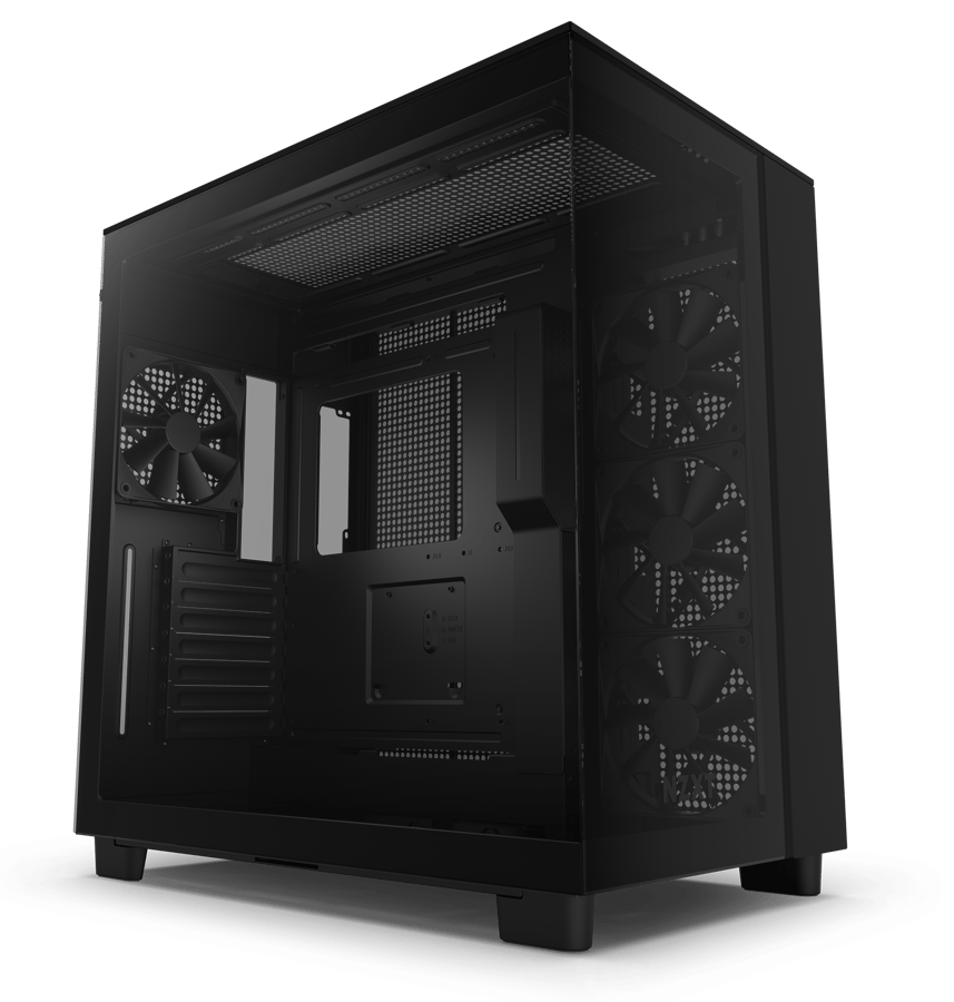 NZXT H9 Flow Svart