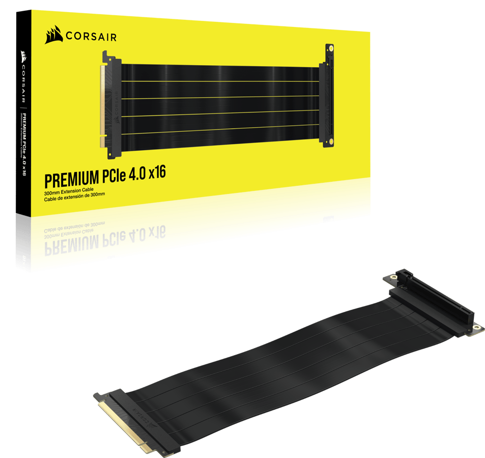 Corsair Premium PCIe 4.0 x16 Extension Kabel 300mm