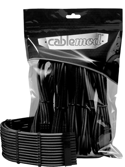 CableMod PRO ModMesh 12VHPWR Extension Kit Svart