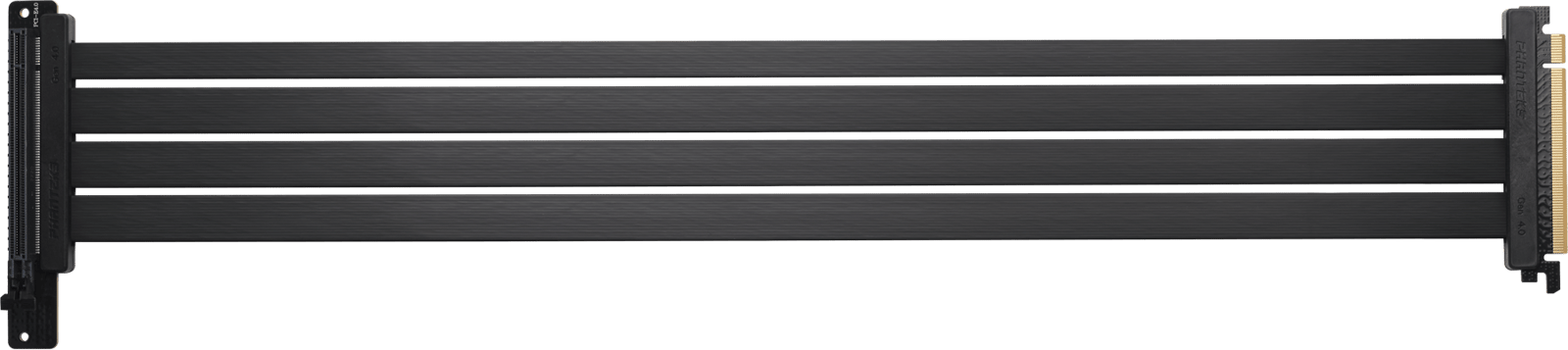 Phanteks Flatline Gen 4 Riser 600mm 90°-vinkel Svart