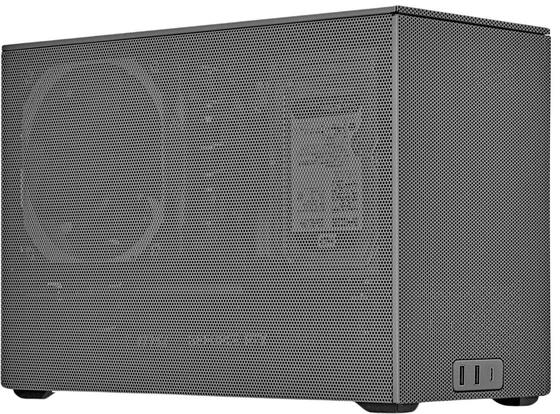 SSUPD Meshroom D Mini-ITX Grå