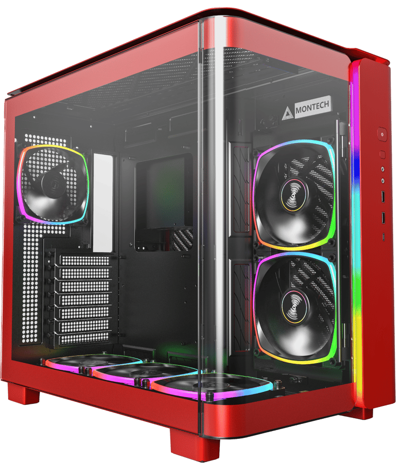 Montech King 95 Pro Röd