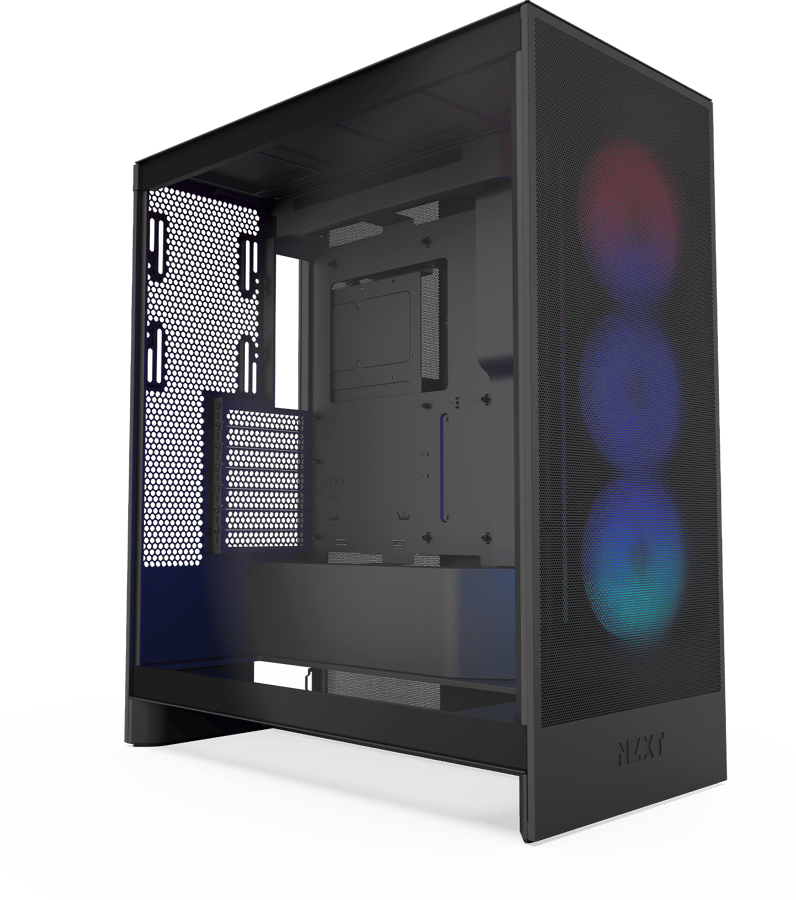 NZXT H7 Flow 2024 RGB Svart
