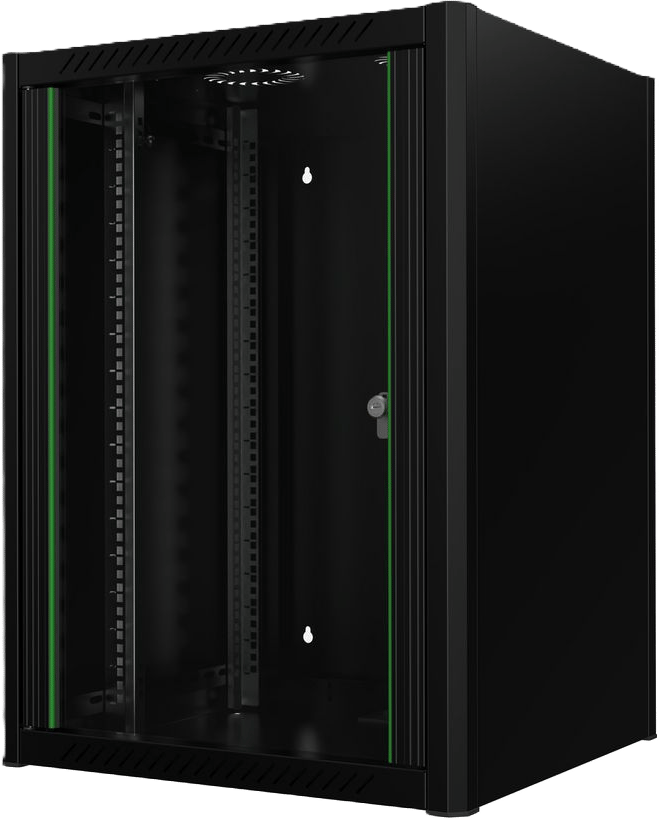 Lanview by Logon 19'' 16U Rack Cabinet 600 x 560mm Wallmount