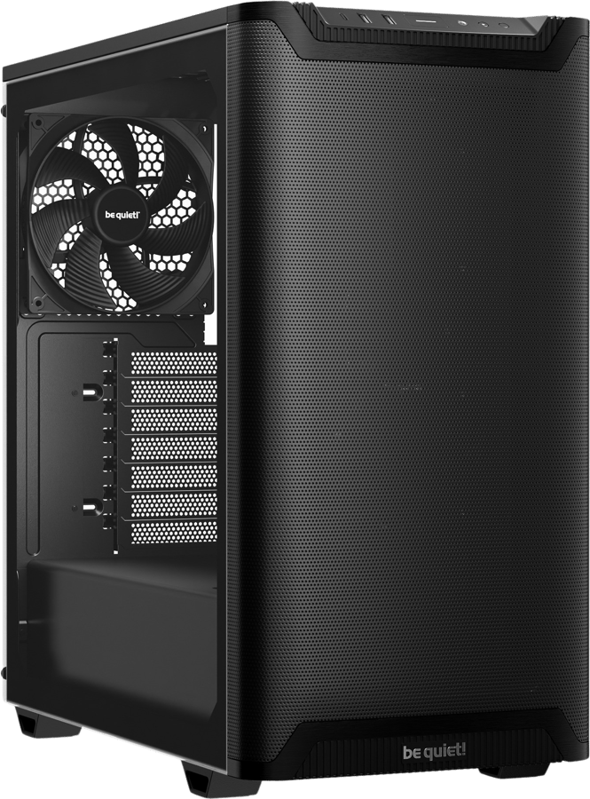 be quiet! Pure Base 501 Airflow Glas Svart