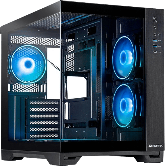 Chieftec Visio Svart RGB