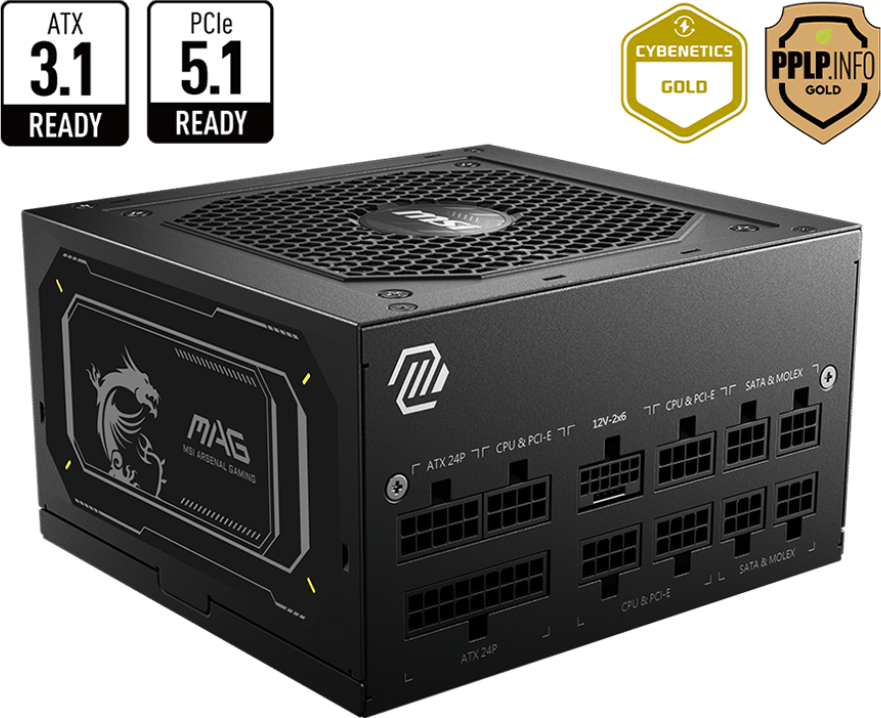 MSI MAG A850GL PCIE5 II 850W