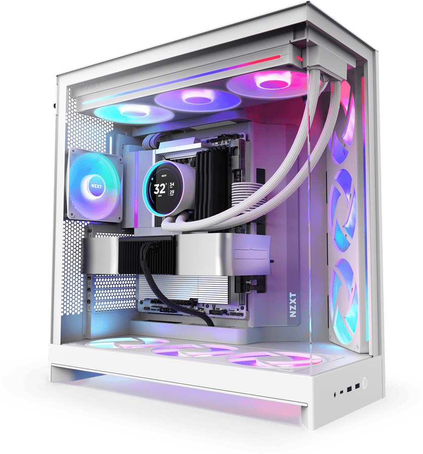 NZXT H9 Flow RGB 2025 Vit