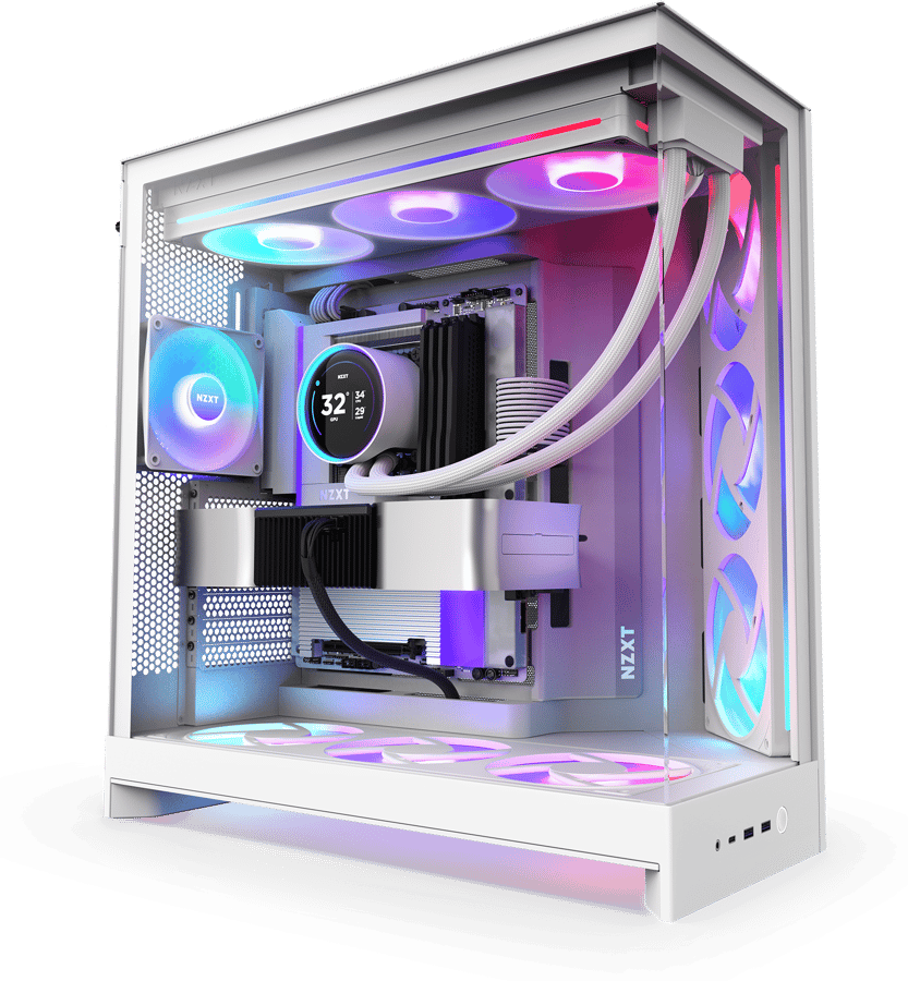 NZXT H9 Flow RGB+ 2025 Vit