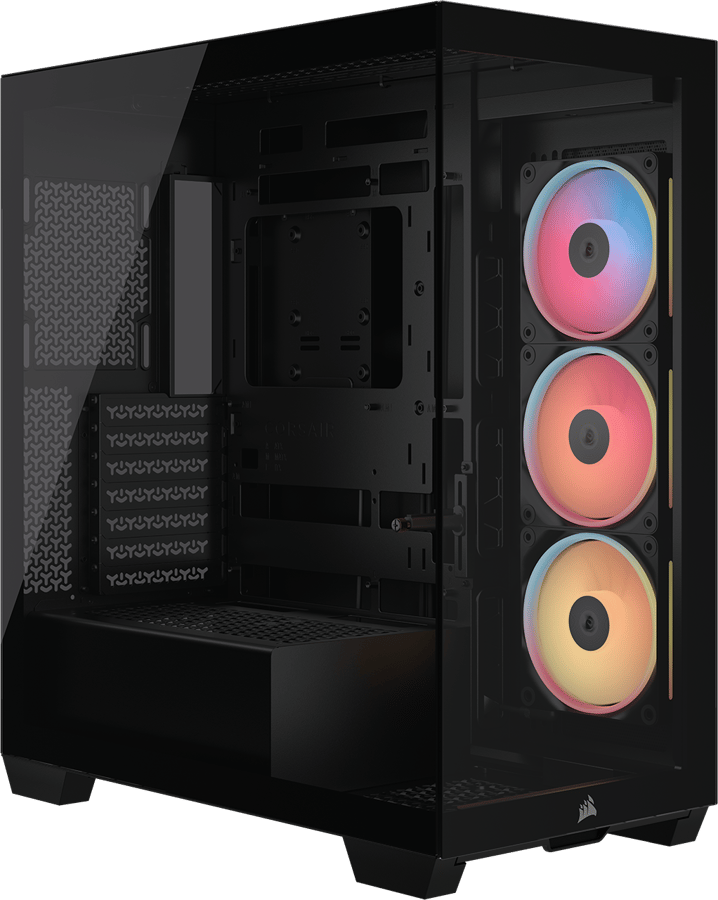 Corsair 3500X LX-R RGB iCUE LINK TG Svart
