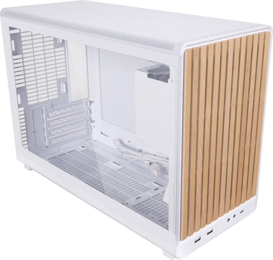 Lian Li A3 mATX Vit Bok TG