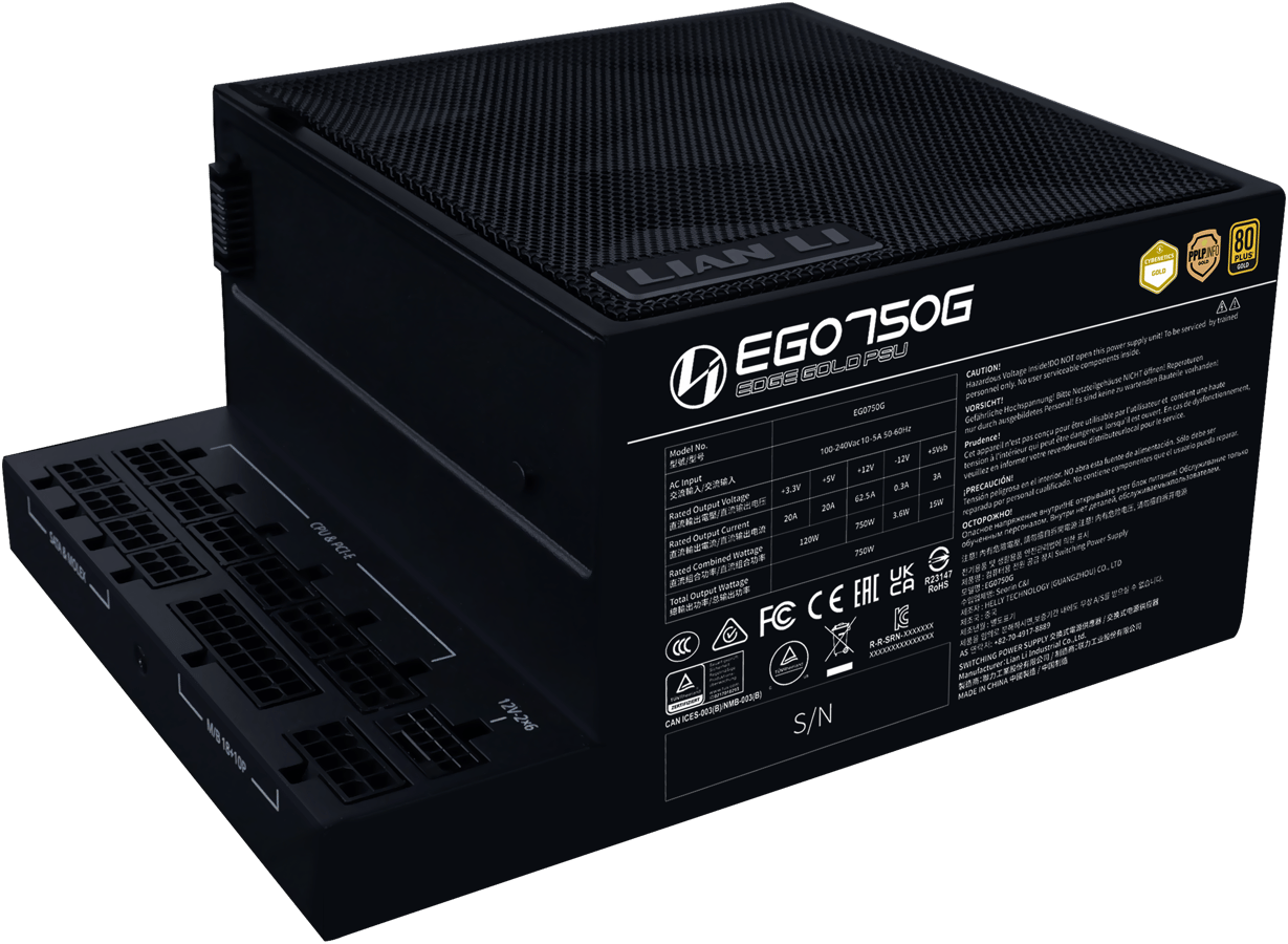 Lian Li Edge Gold 750W Svart