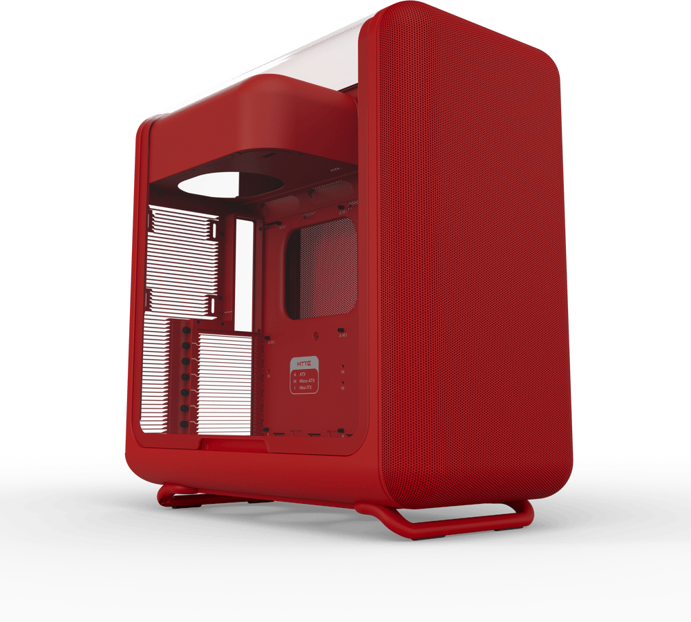 Hyte X50 Tempered Glass Wild Cherry/Red
