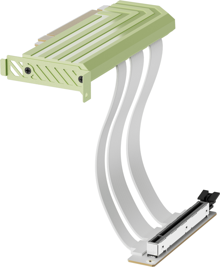 Hyte PCIE 5.0 Hyper Riser Cable - Matcha Milk