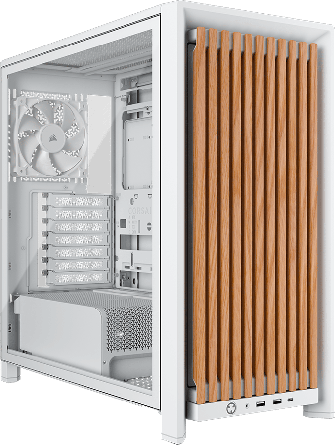 Corsair Frame 4000D Wood RS Vit