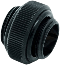EK-AF Extender 6mm M-M G1/4 -Svart