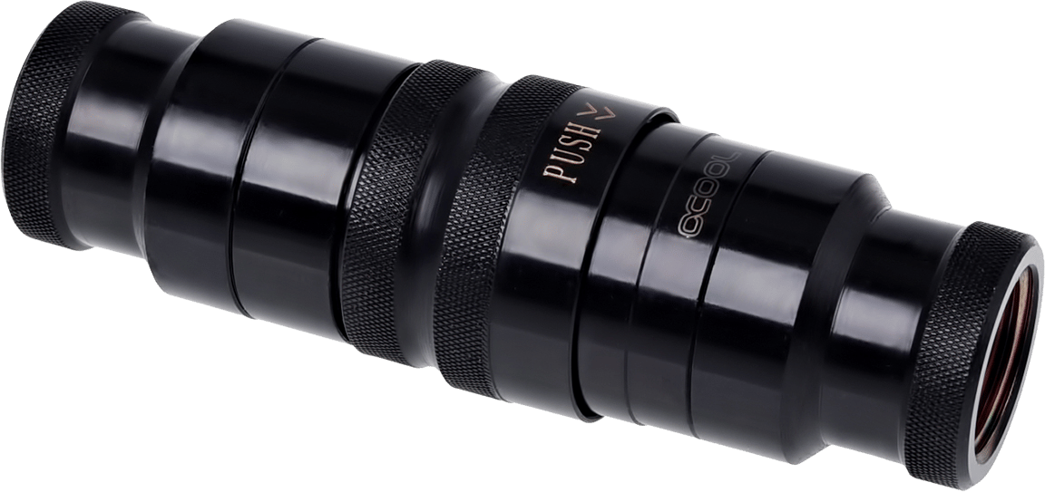 Alphacool Eisapfen Quick Release G1/4 -Svart