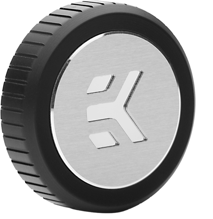 EK-Quantum Torque Plug w/Badge - Black