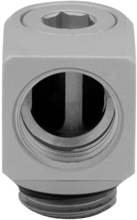 EK-Quantum Torque Micro Rotary 90° - Satin Titani