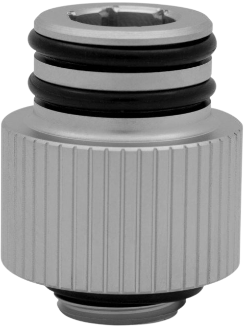 EK-Quantum Torque Push-In Adapter M 14 - Satin Titanium