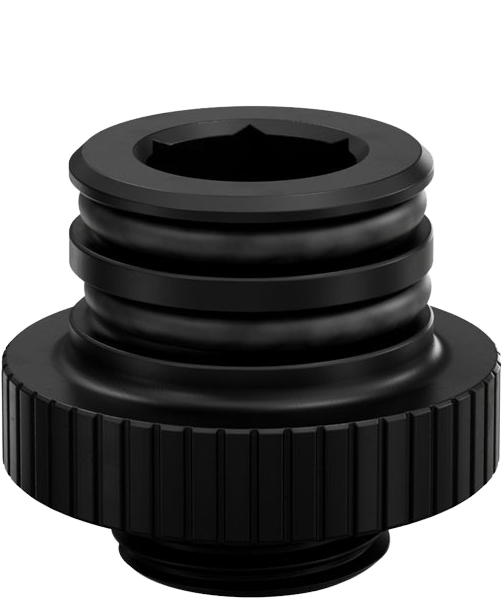 EK-Quantum Torque Push-In Adapter M 7 - Black