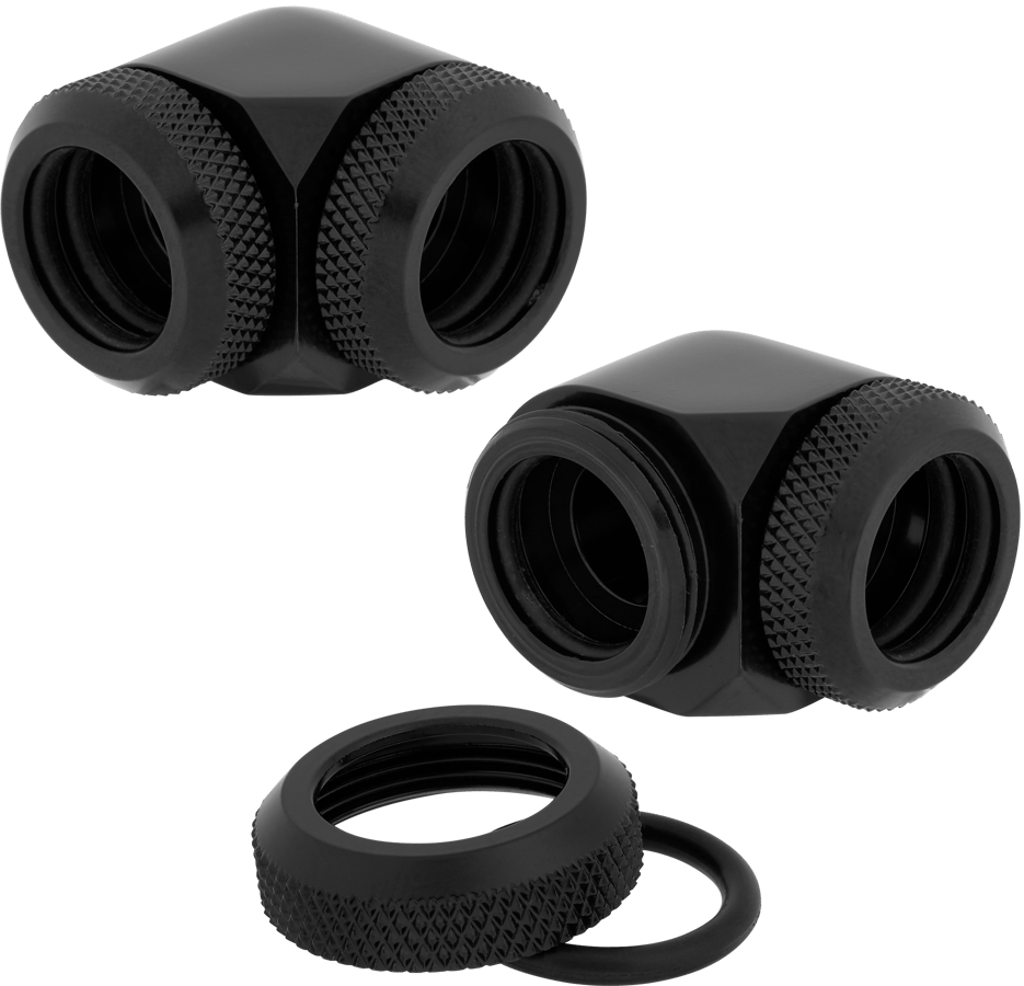Corsair Hydro X Series XF Hardline 90° 14mm 2-pack