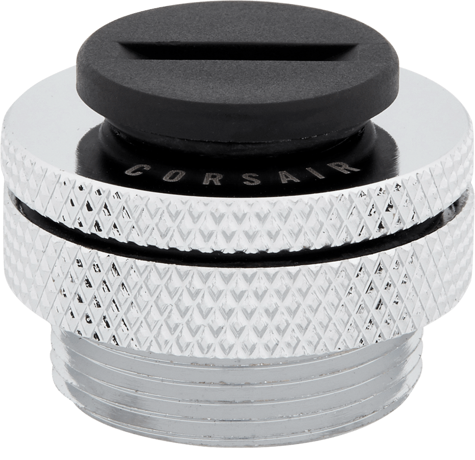 Corsair Hydro X Series XF Fill Port - Krom