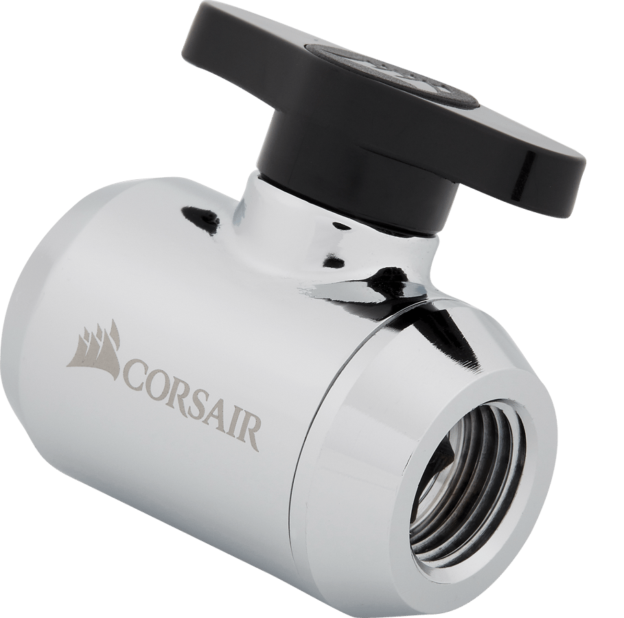 Corsair Hydro X Series XF Ball Valve - Krom