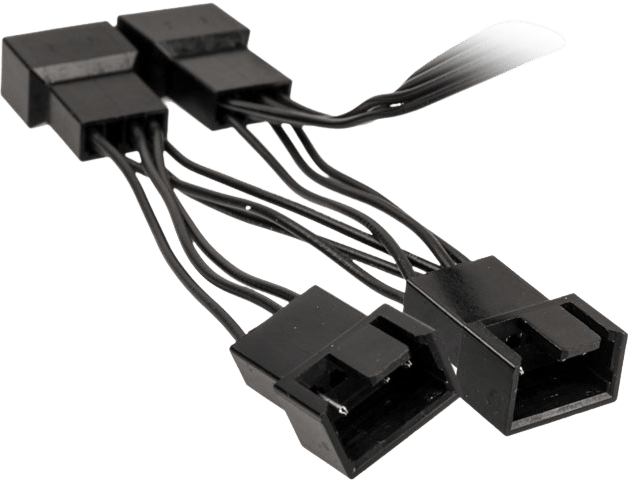 Kolink PWM-fläktsplitter 1 till 4 + SATA ström