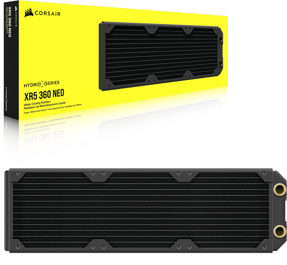 Corsair Hydro X Series Radiator XR5 360mm NEO Svart