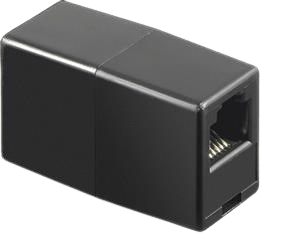 DELTACO TP-skarv RJ45 Svart