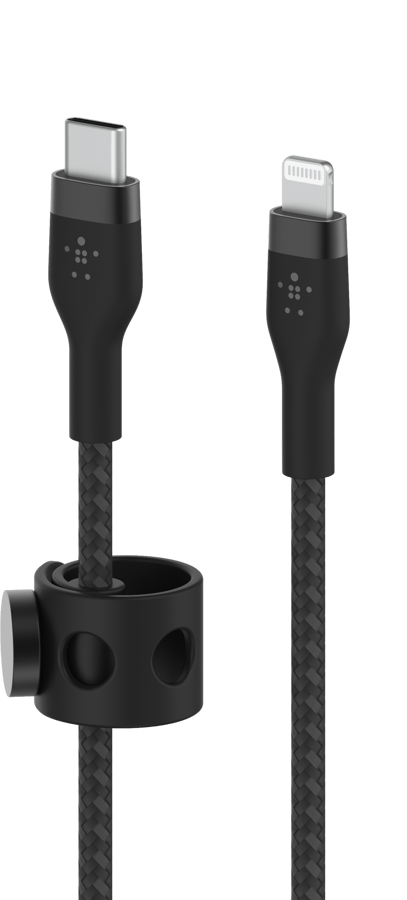 Belkin Boost Charge Pro Flex USB-C till Lightning 3m, Svart