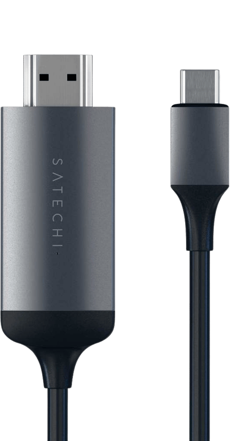 Satechi USB-C till HDMI-kabel 4K 60Hz Rymdgrå 1.8 m