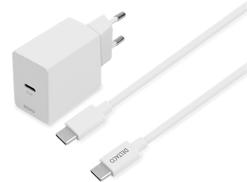 DELTACO Väggladdningskit USB-C PD 20W