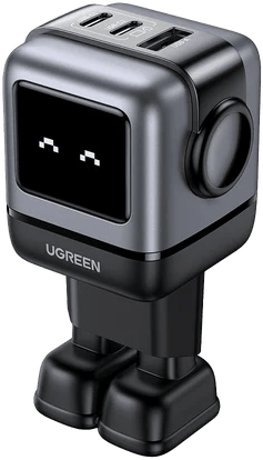 UGREEN Uno RG 65W 3 ports GaN-laddare Svart