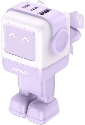 UGREEN Uno RG 65W 3 ports GaN-laddare Lila