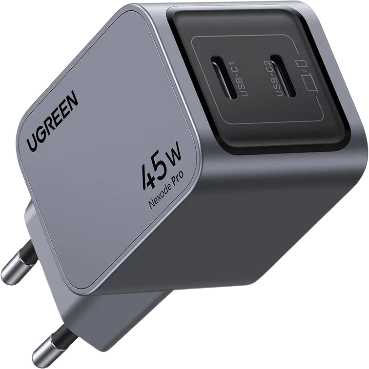 UGREEN Nexode Pro 45W 2-Ports GaN-laddare