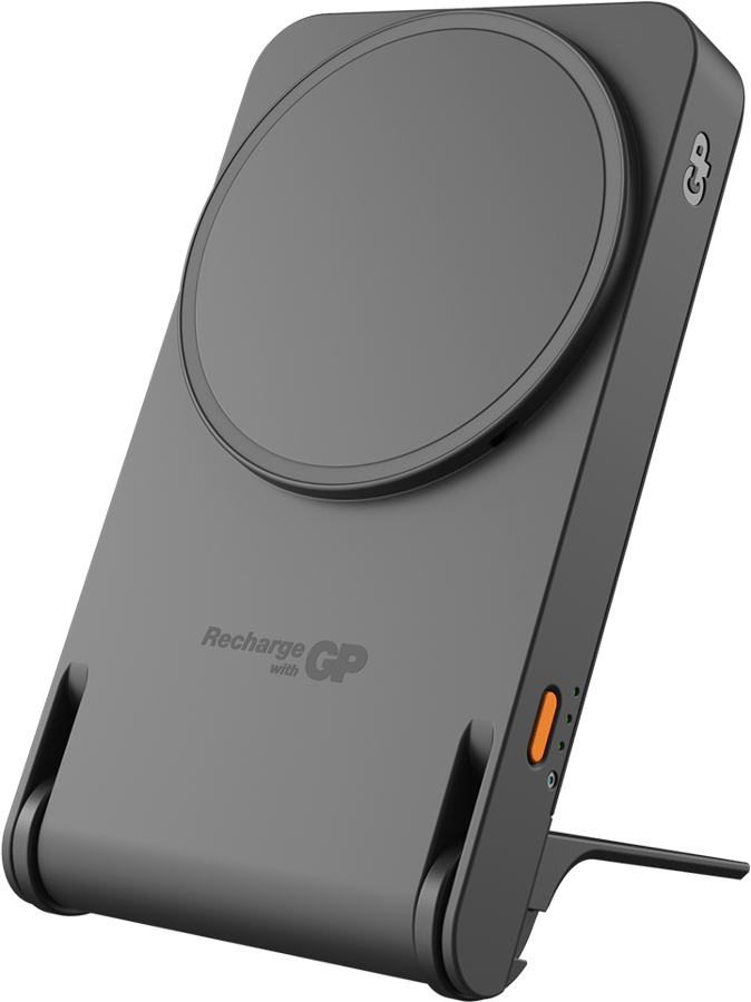 GP Magnetic Safe 2-in-1 Wireless Powerbank & Charger 5000mAh