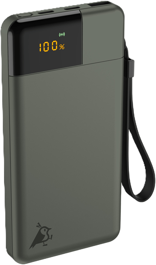 Aqiila Powerbird Powerbank 10000mAh 20W Mossgrön