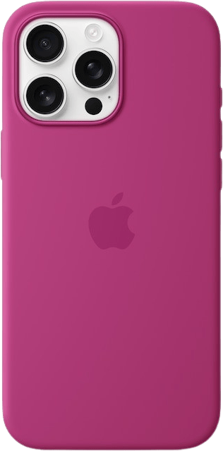 Apple iPhone 16 Pro Max Silikonskal MagSafe Fuchsia