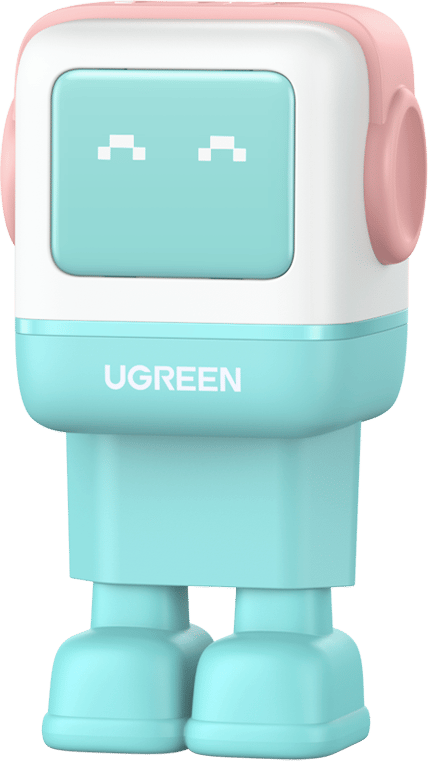 UGREEN Uno RG 65W 3 ports GaN-laddare Rosa/Blå