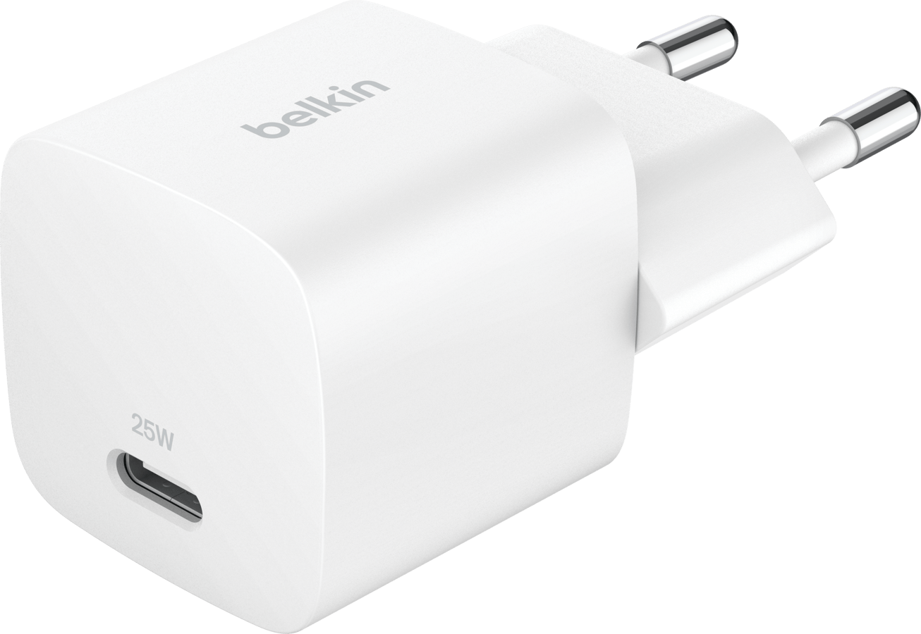 Belkin Väggladdare USB-C 25W Vit