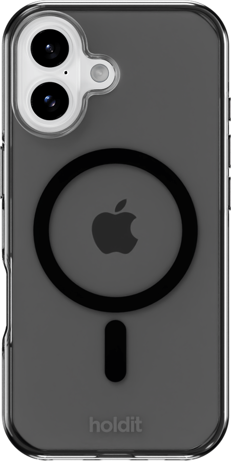 Holdit iPhone 17 MagSafe Transparent Svart