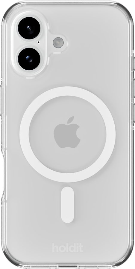 Holdit iPhone 17 MagSafe Transparent Vit