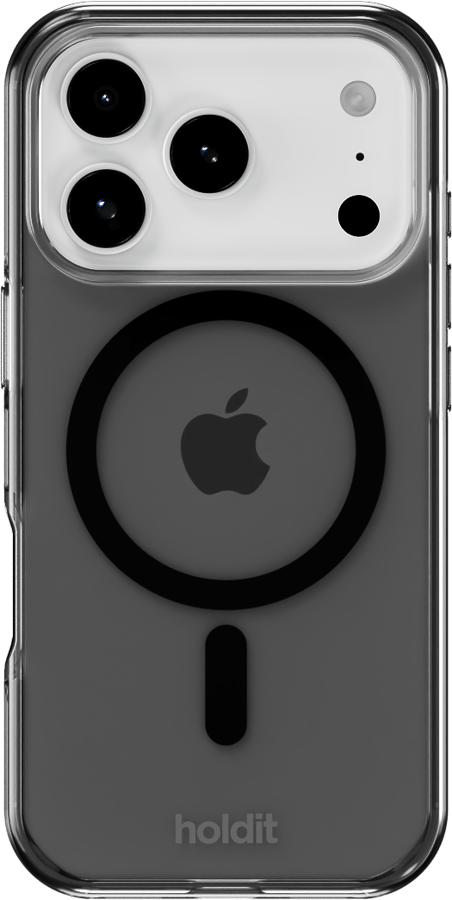 Holdit iPhone 17 Pro MagSafe Transparent Svart