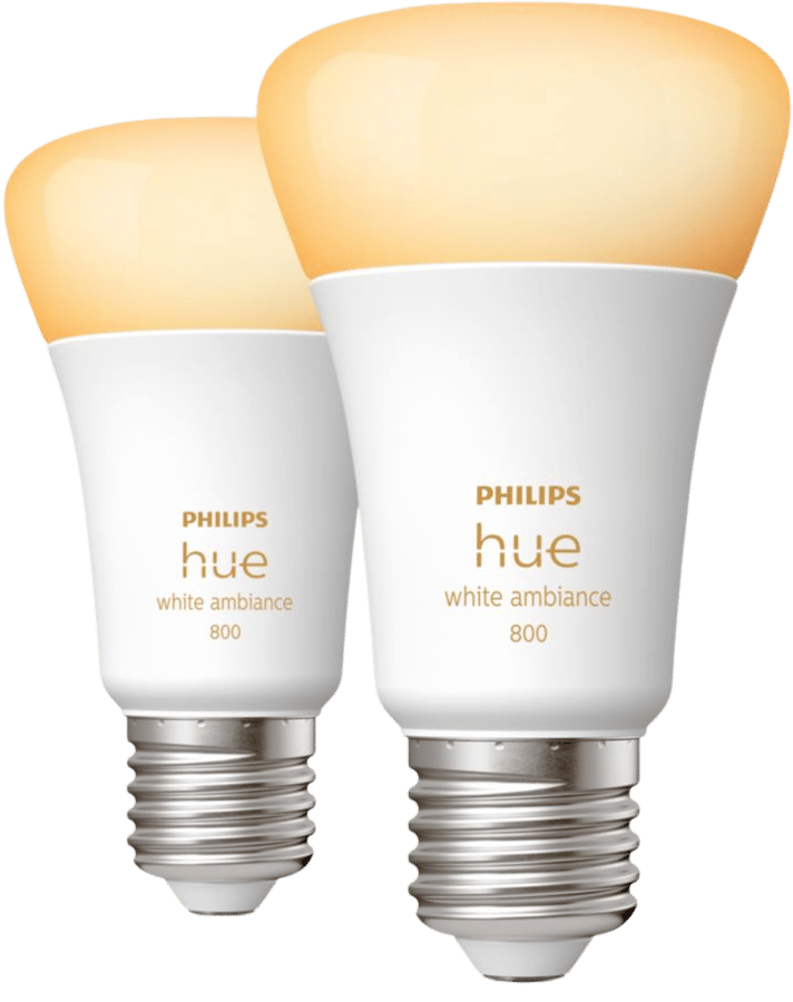 Philips Hue White Ambiance 6W E27 2-pack